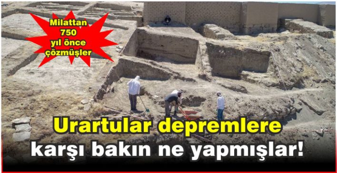 Urartular da deprem güçlendirmesi yapmış!