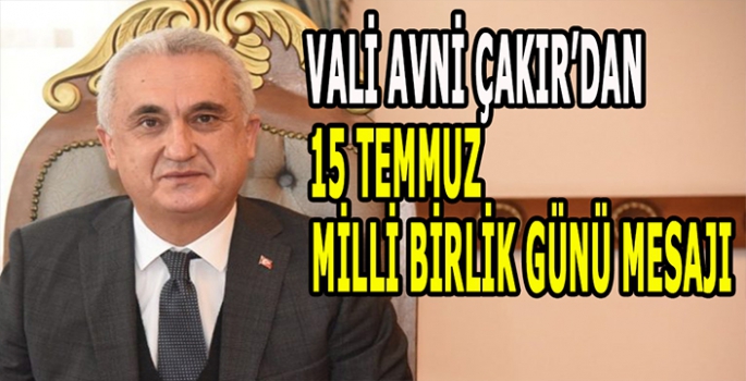 Vali Avni Çakır'ın 