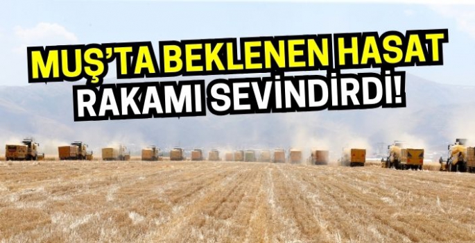 Vali Çakır açıkladı: Muş’ta beklenen hasat rakamı sevindirdi!