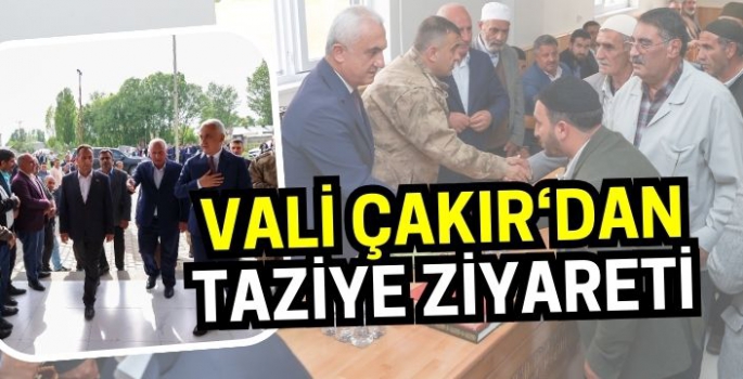 Vali Çakır’dan Yaygın’da taziye ziyareti