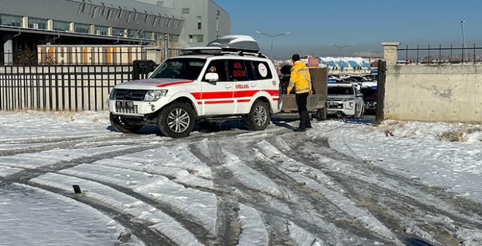 Van'da 112 Acil Sağlık ekipleri kışa hazır