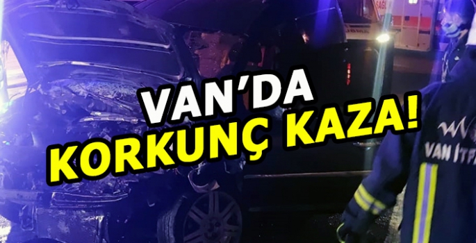 Van'da 3 aracın karıştığı trafik kazasında 1 kişi öldü 7 kişi yaraladı!