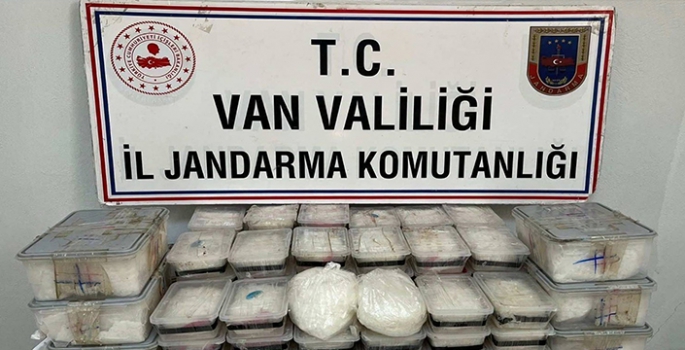 Van'da 71 kilo 629 gram uyuşturucu ele geçirildi