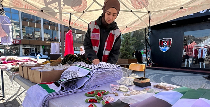 Van'da Filistin yararına kermes düzenlendi