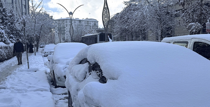 Van ve Bitlis'te 152 yerleşim yerinin yolu kardan kapandı