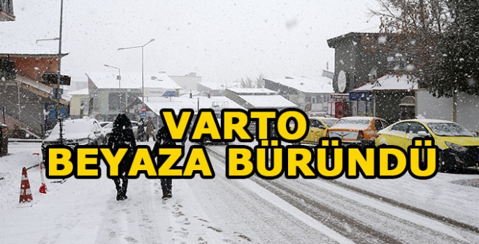 Varto beyaza büründü: Renkli görüntüler ortaya çıktı!