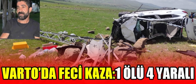 Varto’da feci kaza: 1 ölü 4 yaralı