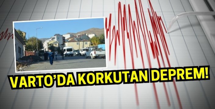 Varto’da korkutan deprem! 