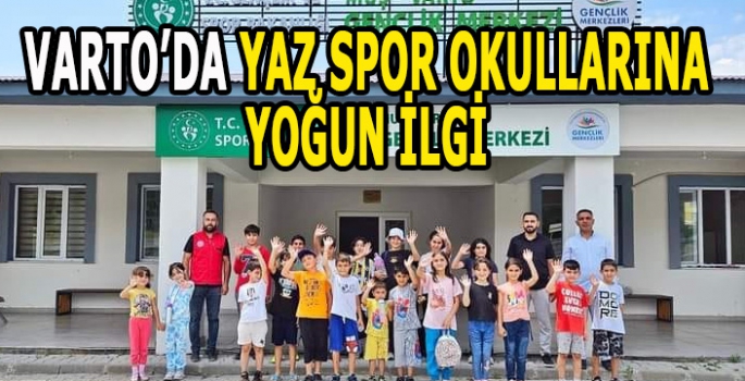 Varto'da yaz spor okullarına yoğun ilgi