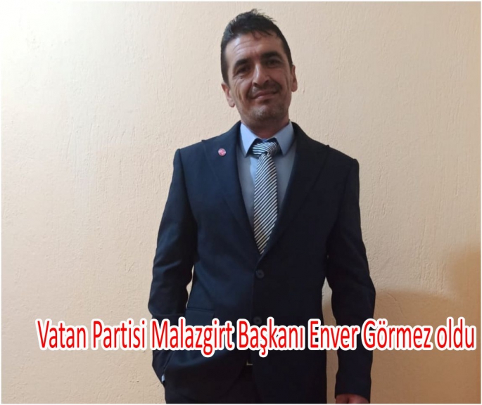 Vatan Partisi Malazgirt Başkan belli oldu!