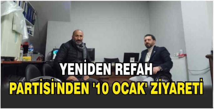 Yeniden Refah Partisi’nden ‘10 Ocak’ ziyareti