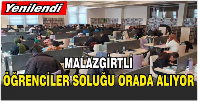 Yenilendi! Malazgirtli öğrenciler soluğu orada alıyor