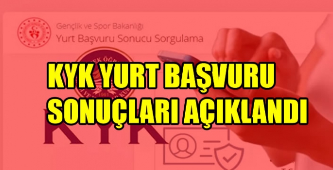 Yurt başvuru sonuçları açıklandı! Başvuru sonucunuzu öğrenmek için tıklayın